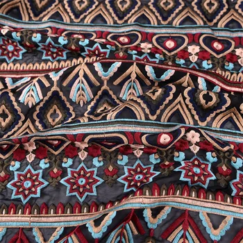 

Cotton national wind embroidery cloth fabric