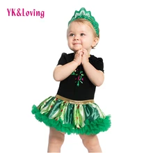 Платье-комбинезон для девочек с изображением Анны г., Новое Стильное детское платье-пачка+ обувь, комплект из 3 предметов, вечерние платья принцессы для новорожденных, vestido infantil, одежда для девочек