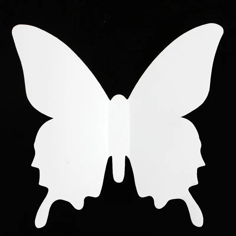12pcs 3d Butterfly Butterflies Docors Art Diy Decorations Paper