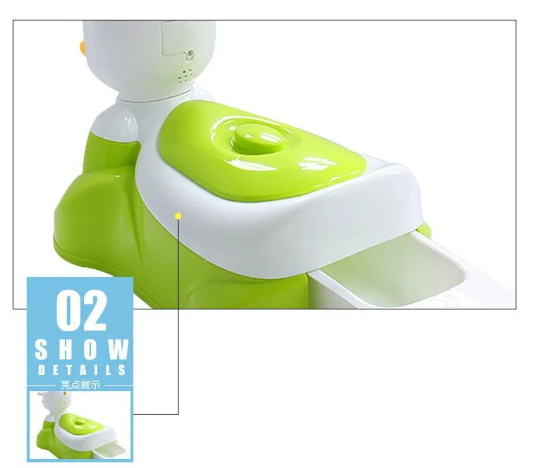 Plástico do Toalete da Criança do Bebê Crianças dos Desenhos Assento Crianças Treinamento Potty Verde Rosa Azul Animados Seat Cadeira 43*30*32cm 8 crianças dos desenhos animados potty seat cadeira 43*30*32cm