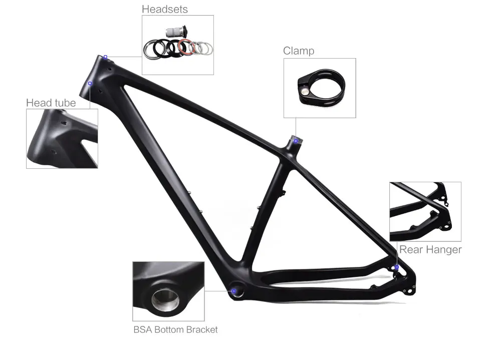 Cheap 26er Carbon Fat Bike Frame size in 16/18/20inch Carbon Fat Frame with clamp+headset BSA carbon snow bike frame 23 Cheap 26er Carbon Fat Bike Frame size in 16/18/20inch Carbon Fat Frame with clamp+headset BSA carbon snow bike frame 23
