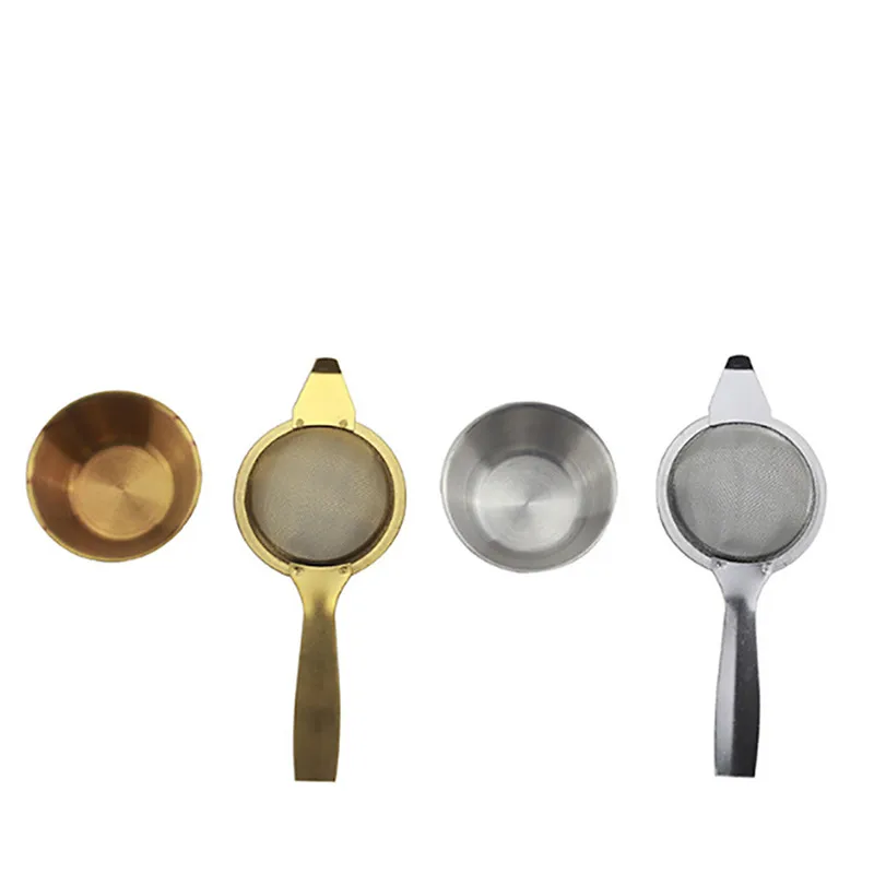 Mesh Tea Infuser Reusable Long Handle Tea Strainer Teapot Stainless Steel Loose Tea Leaf Spice Filter Drinkware