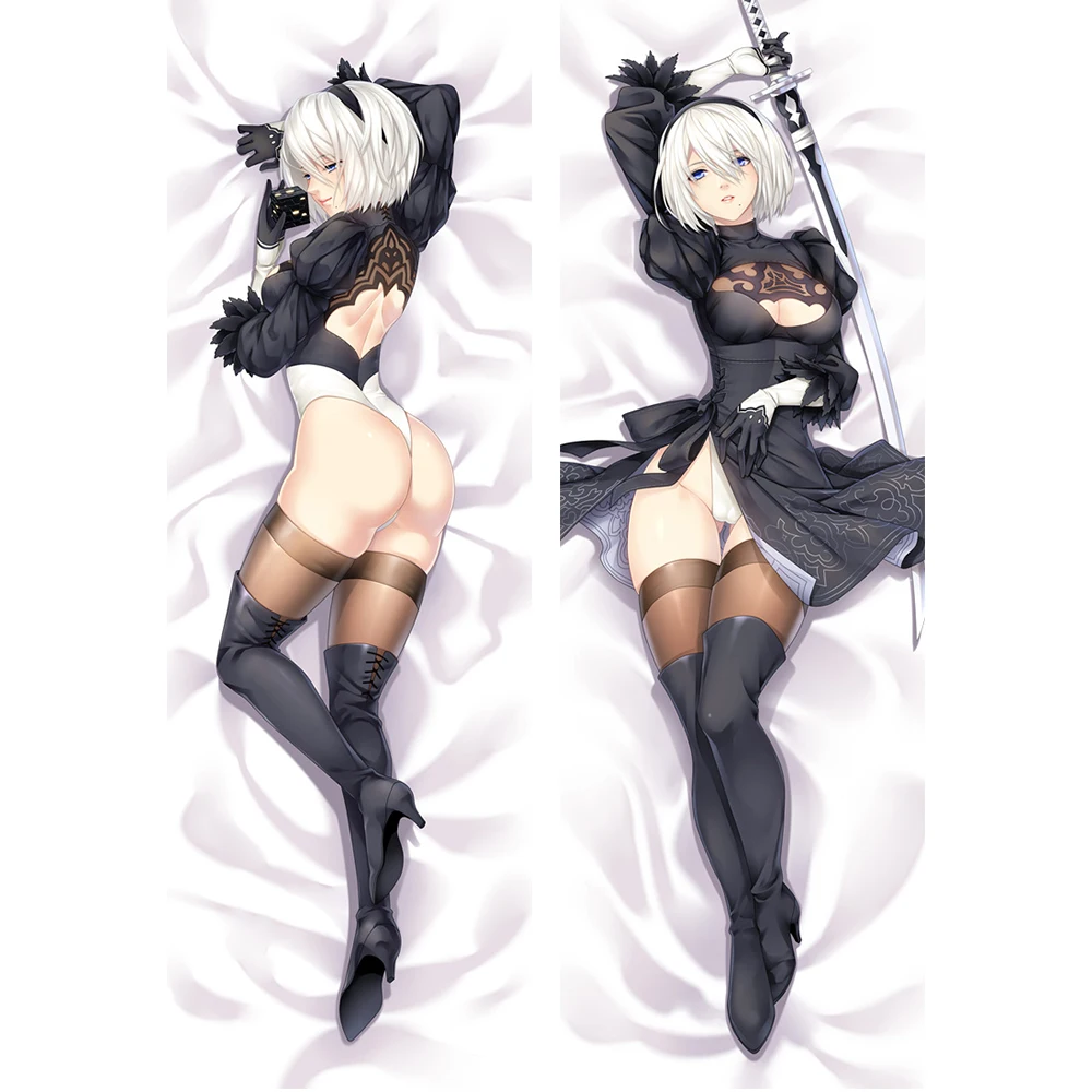 Аниме JK игры НИР: автоматы YoRHa № 2 Тип B 2B Dakimakura тела подушку Чехол 18r для девочек для сна домашний текстиль сна Hug Подушка Чехол