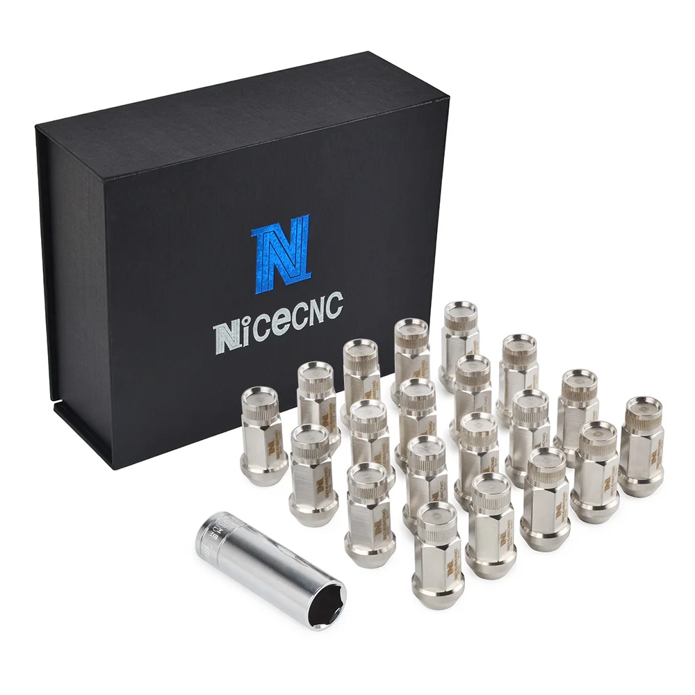 20PCS M12x1.5 Wheel Racing Rim Lugs Nuts JDM Dub Lug Nut Hellaflush For Honda Accord CR-Z Civic CRX del Sol T304 Stainless Bolts 20PCS M12x1.5 Wheel Racing Rim Lugs Nuts JDM Dub Lug Nut Hellaflush For Honda Accord CR-Z Civic CRX del Sol T304 Stainless Bolts