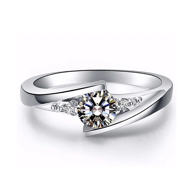 LMNZB Romantic Wedding Rings For Lover Original 925 Sterling Silver Couple Rings For Engagement Party Jewelry Wedding Bands R1-3
