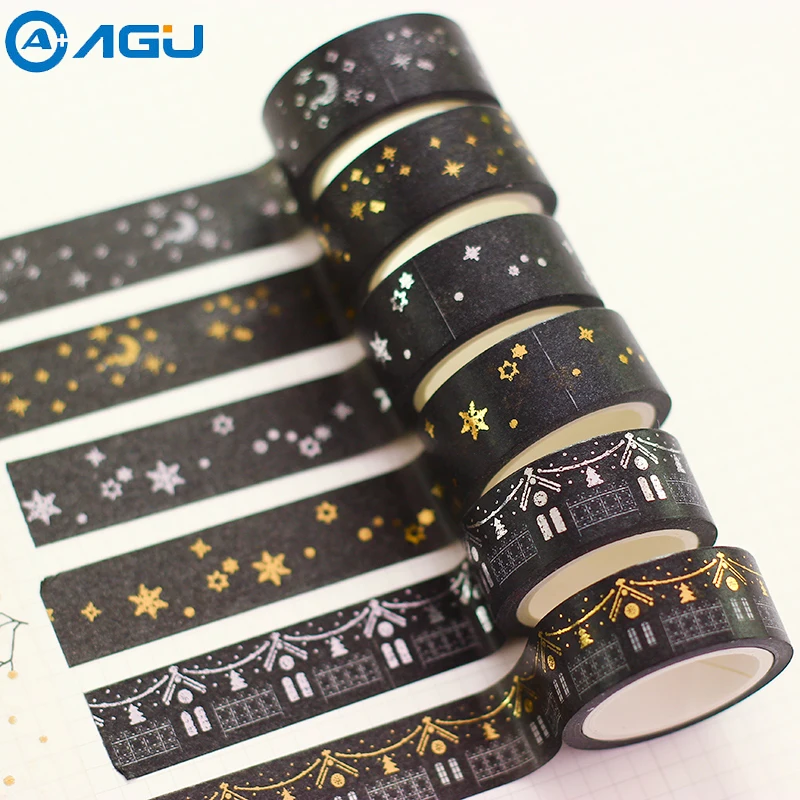 Tape FOIL gold pattern 15 mm 10 m