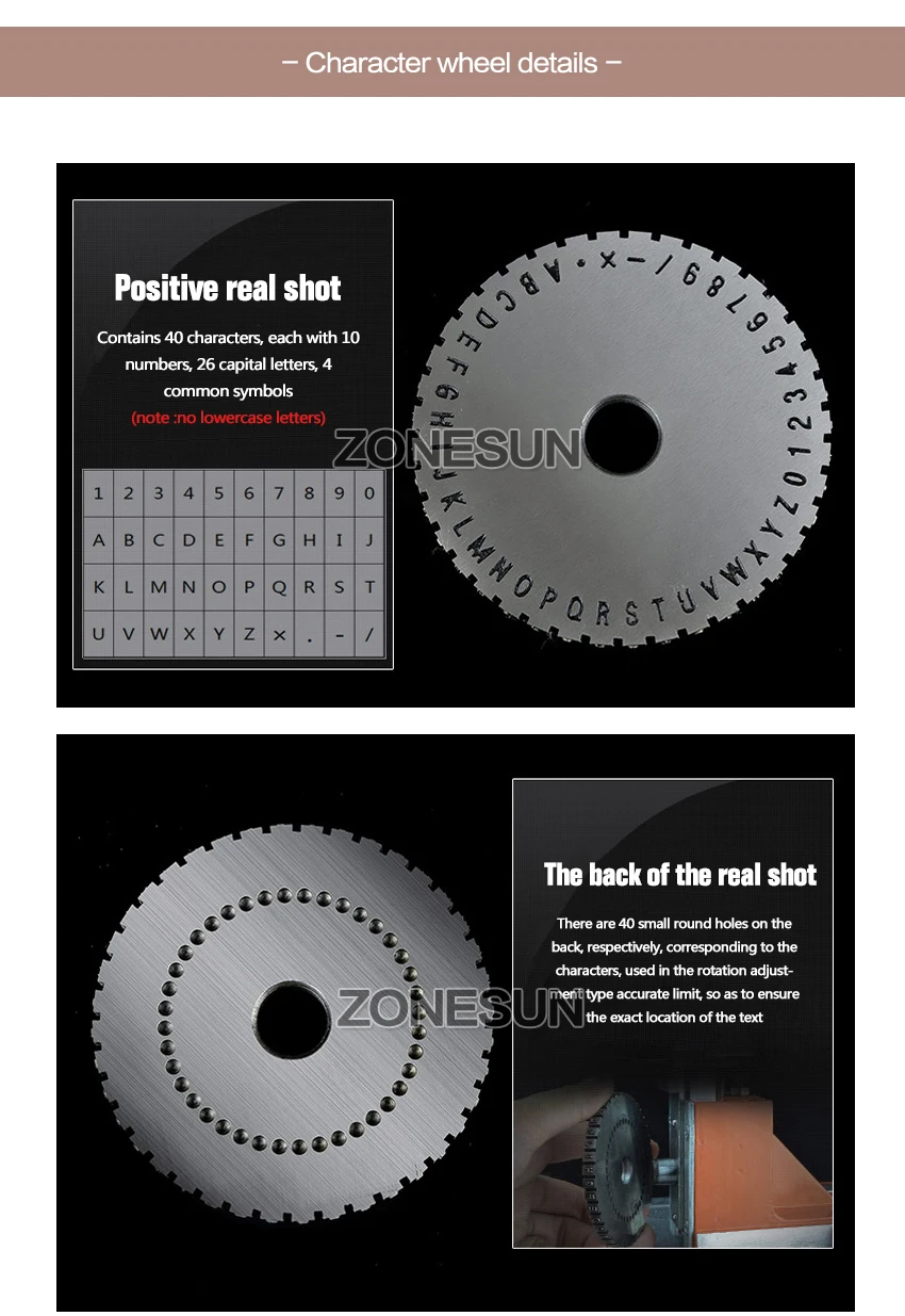 ZONESUN Máquina de Gravar Placas de Identificação de Metal