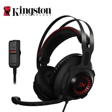Kingston virtual 7.1 HyperX Cloud Revolver Headphones Noise-cancelling With Microphone Gaming Headset For FPS Phone PC Gamer