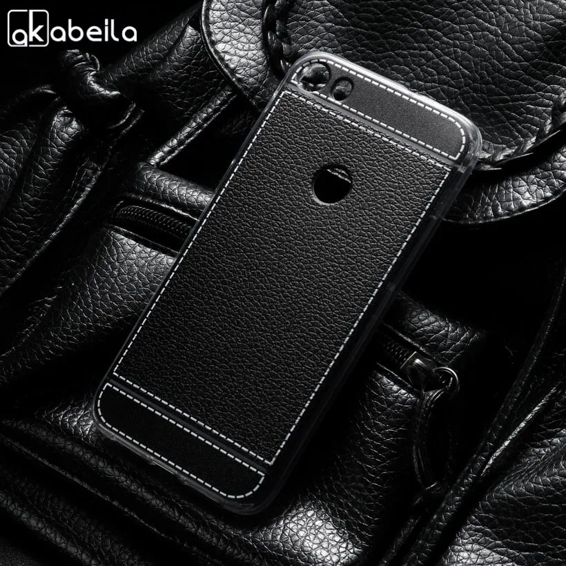 

AKABEILA Case For Alcatel Idol 5 Case Silicone For Alcatel Idol5 Cover Soft TPU Plating Litchi Shell Idol 5 Anti-Knock Protector