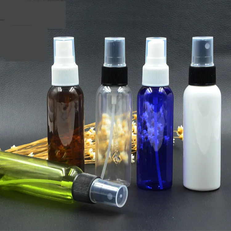 

60Ml Empty Cosmetic Containers New Colorful Spray Bottles High Quality Plastic Pet Bottles Travel Fine Mist Sprayers Refillable