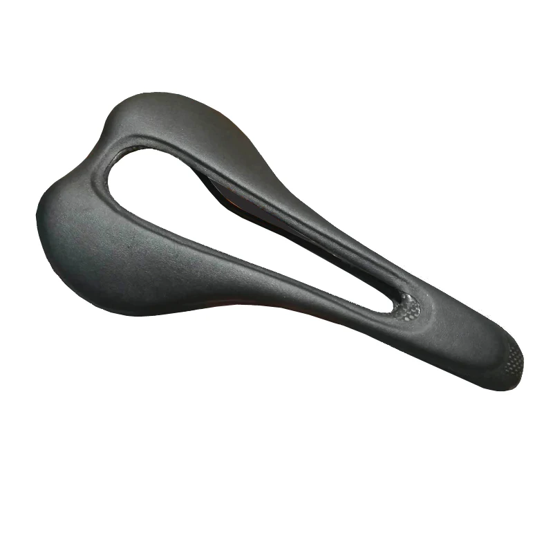 Carbon 3K Light MTB Bike road Bicycle Racing Hollow Seat Saddle Cushion pad Red