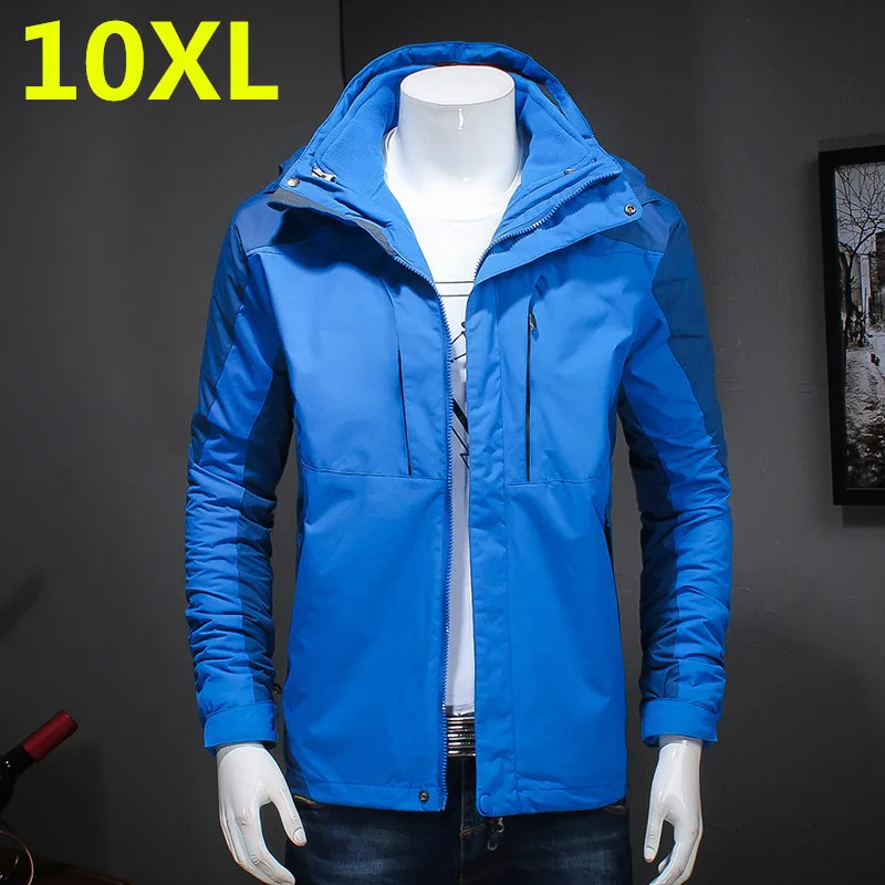 Plus size 8XL 7XL 6XL 5X Merk Kleding Nieuwe Stijl Winter Jurk Mannen Windjack Jassen 3 in 1 liner en Hoed Afneembare Plus size 8XL 7XL 6XL 5X Merk Kleding Nieuwe Stijl Winter Jurk Mannen Windjack Jassen 3 in 1 liner en Hoed Afneembare