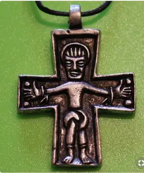 

SanLan Viking Swedish Crucifix Hand Crafted Necklace crosses pendant