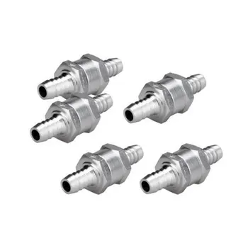 

2Pack 10mm Fuel Non Return One Way Check Valve Petrol Diesel Aluminium Alloy fit for Automotive Backflow Preventer