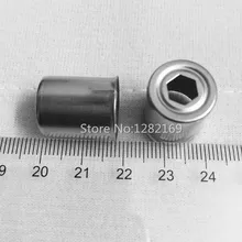 2 pieces lot Microwave Oven Magnetron Antenna Cap 14 5MM Hexagon Hole Steel Cap Accessories