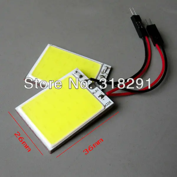 100 шт./лот 24 SMD COB Чип 24LED интерьер автомобиля Свет T10 Festoon купол адаптер 12 В