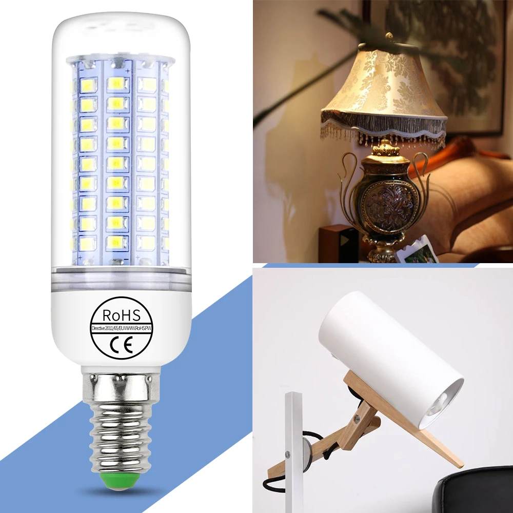 E27 Led 220 V Кукуруза лампы E14 светодиодные лампы 230 V крытый свет 2835SMD Кухня Ampoule 30 36 48 56 69 89 102 светодиоды экономия энергии высокая яркость