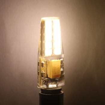 

G4 20LED Corn Lamp AC/DC12V 5W SMD 2835 LED Crystal Silicone Candle Replacement Chandelier Halogen Lamps
