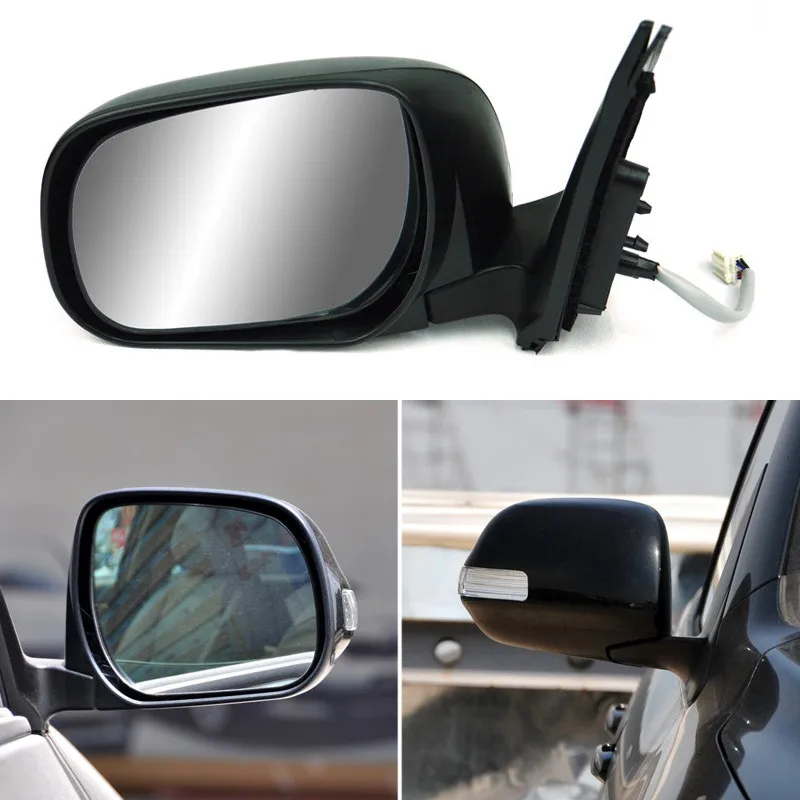 

Texture Black Automatic Folding Power Heated Turn Signal Original Replacement Side View Mirror For Toyota RAV4 2010-2014
