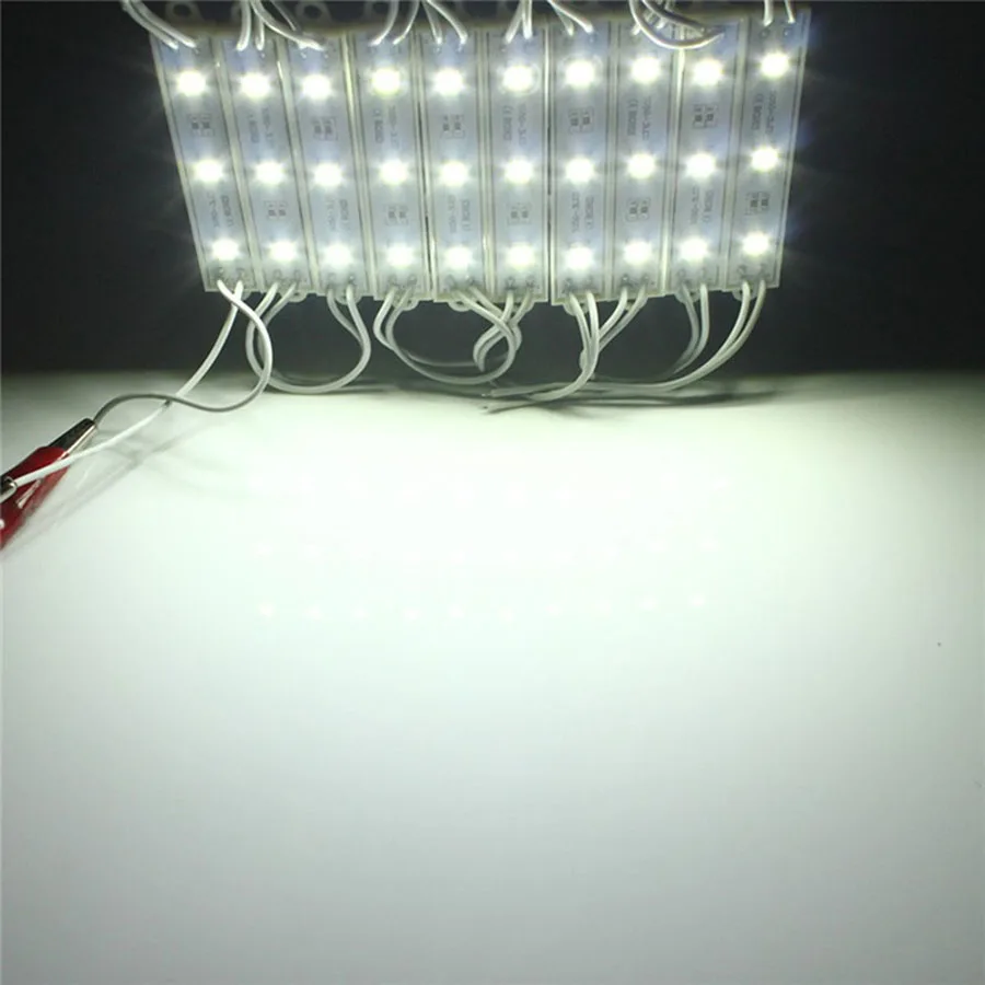LED Module SMD 5050 3 LED DC12V Waterproof Storefront Strip Light Advertisement Sign Letter  Lamp Modules Lights White Color (8)