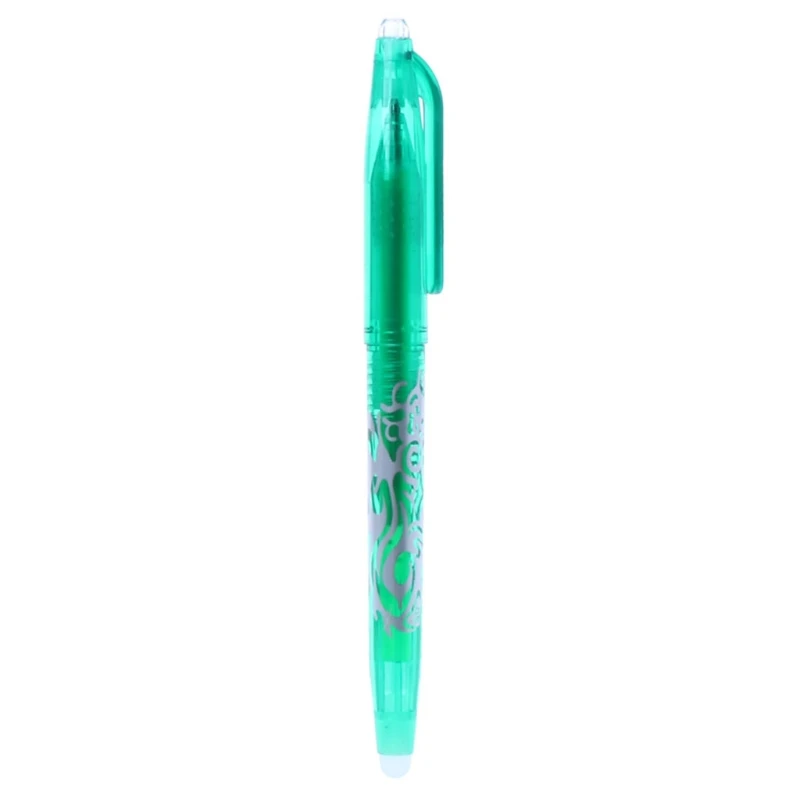 Стираемая Гелевая Ручка-роллер магический роллер 0,5 мм канцелярские принадлежности для студентов - Цвет: Зеленый