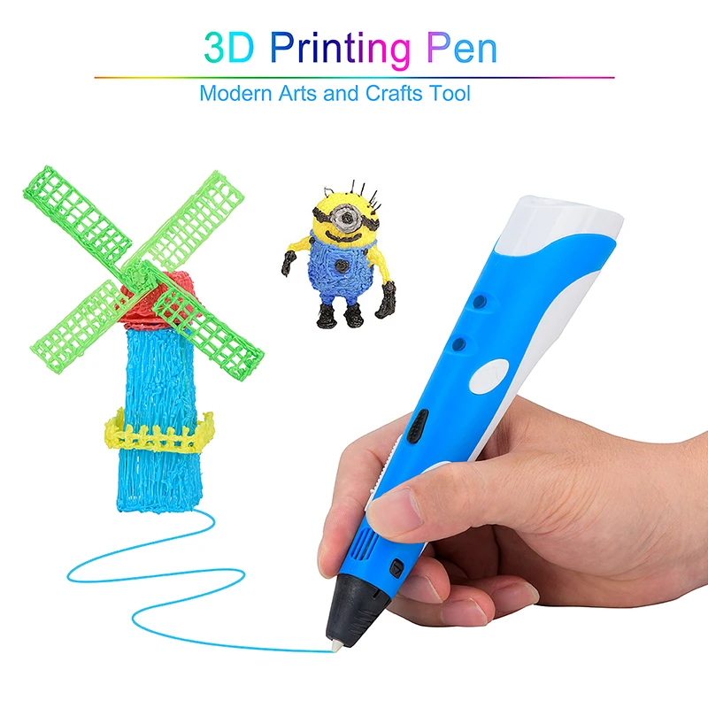 

3d Printer Pen Drawing with 1.75mm ABS/PLA Filament Material Intelligence Toy Creative Magic 3d Printing Pen for Kids