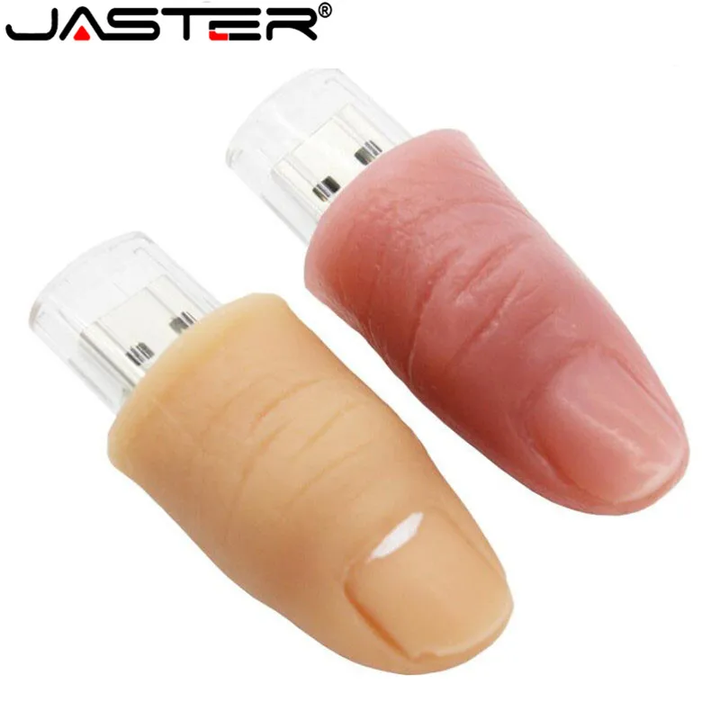 USB флеш накопитель JASTER thumb first finger u диск Creativo Pendrive в подарок|USB флэш-накопители| |