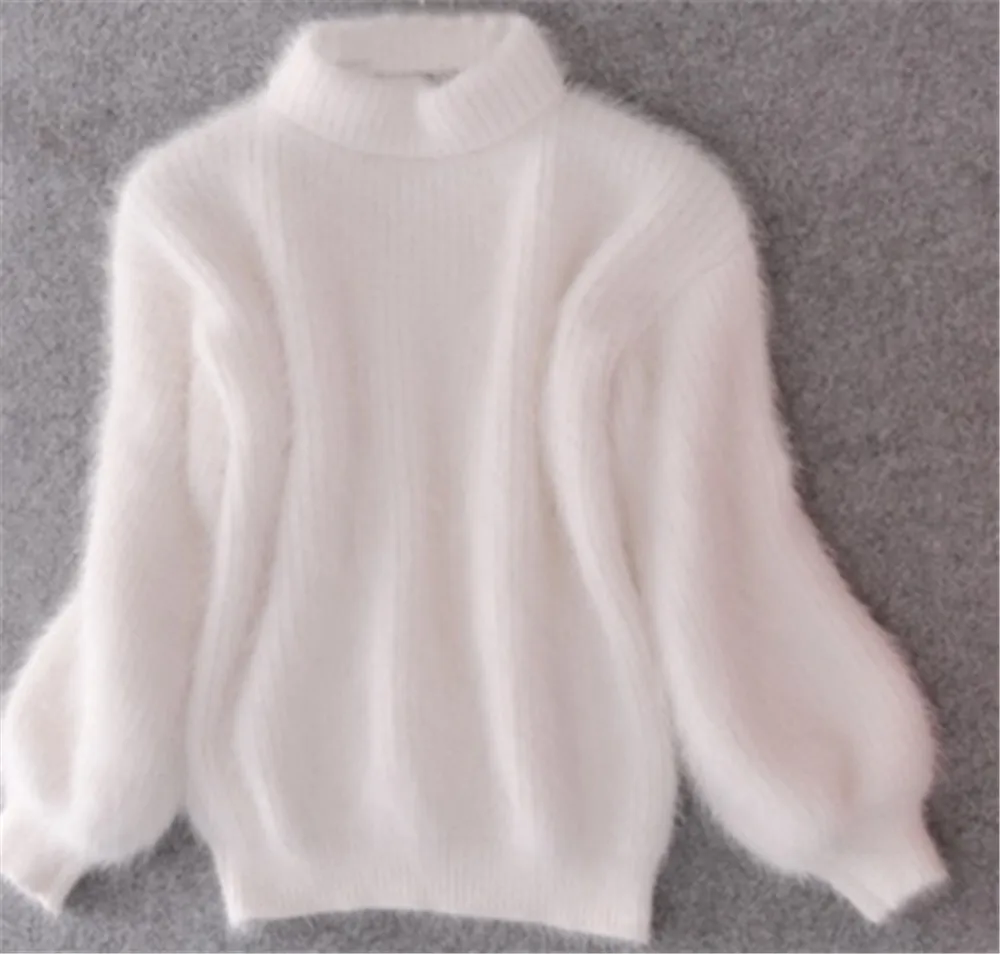 Women Winter Sweater Thicken Warm Turtleneck Sweater 2019 New Fashion Lantern Sleeve Pullover Sweaters Autumn Casual Clothes Women Winter Sweater Thicken Warm Turtleneck Sweater 2019 New Fashion Lantern Sleeve Pullover Sweaters Autumn Casual Clothes