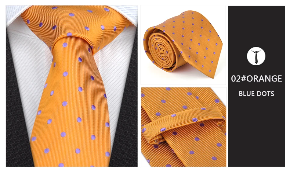 Cicitree Новый 8.5 см Мода 2017 г. большой/маленький горошек Для мужчин Галстук жаккардовые галстуки для официальных Бизнес Свадебные отец Для
