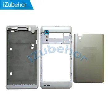 

100% warranty White full housing complete back cover case, battery cover For Lenovo P780 by free shipping