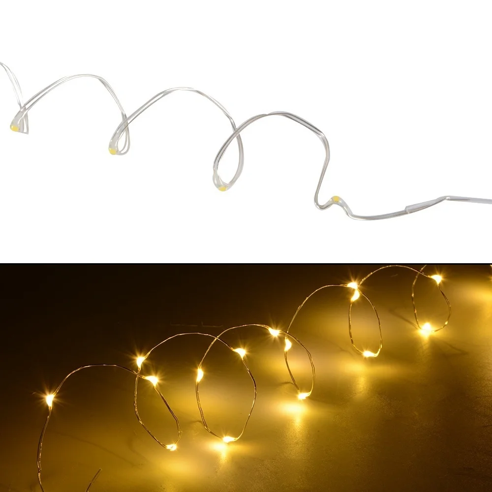 5/10 шт 2 м 20LED бутылка для вина пробковый свет 3 фута медная проволока Фея теплая
