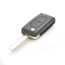 Горячая Флип-пульт дистанционного ключа Держатель для C2 C3 C4 C5 C6 2 оболочки чехол автомобильный ключ запасные части 1 шт