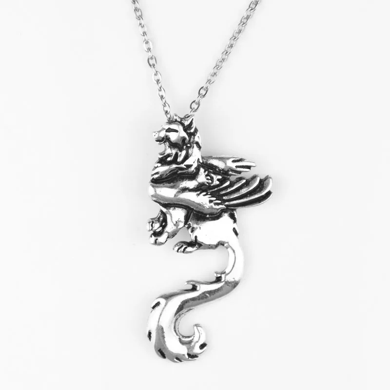 

Retro Viking Raccoon Cat Pendant Viking Amulet Animal With Wings Necklace For Nordic Jewelry For Gift