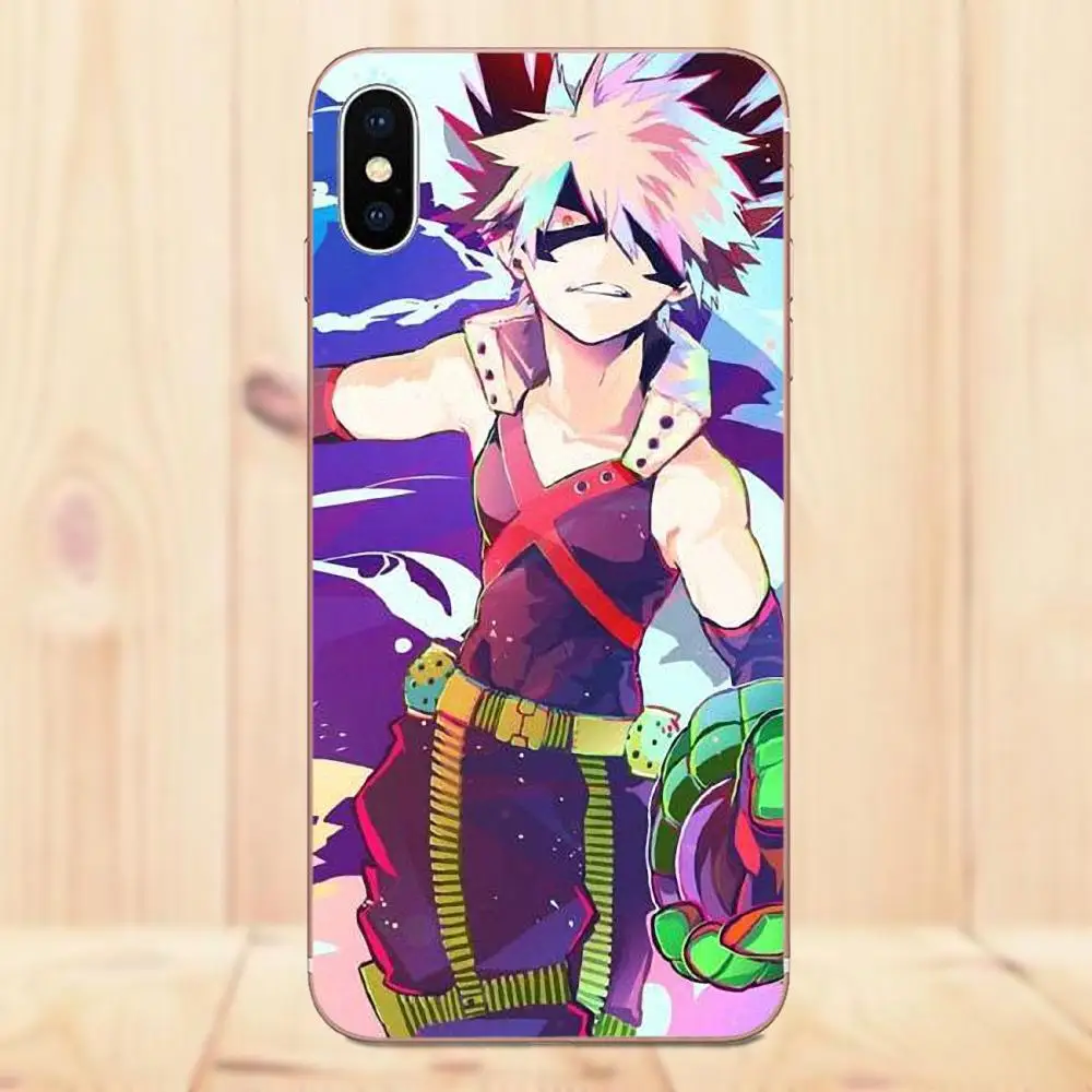 Тонкий Аниме My Hero academic Deku и Bakugou для Galaxy Alpha Core Prime Note 4 5 8 S3 S4 S5 S6 S7 S8 S9 mini edge