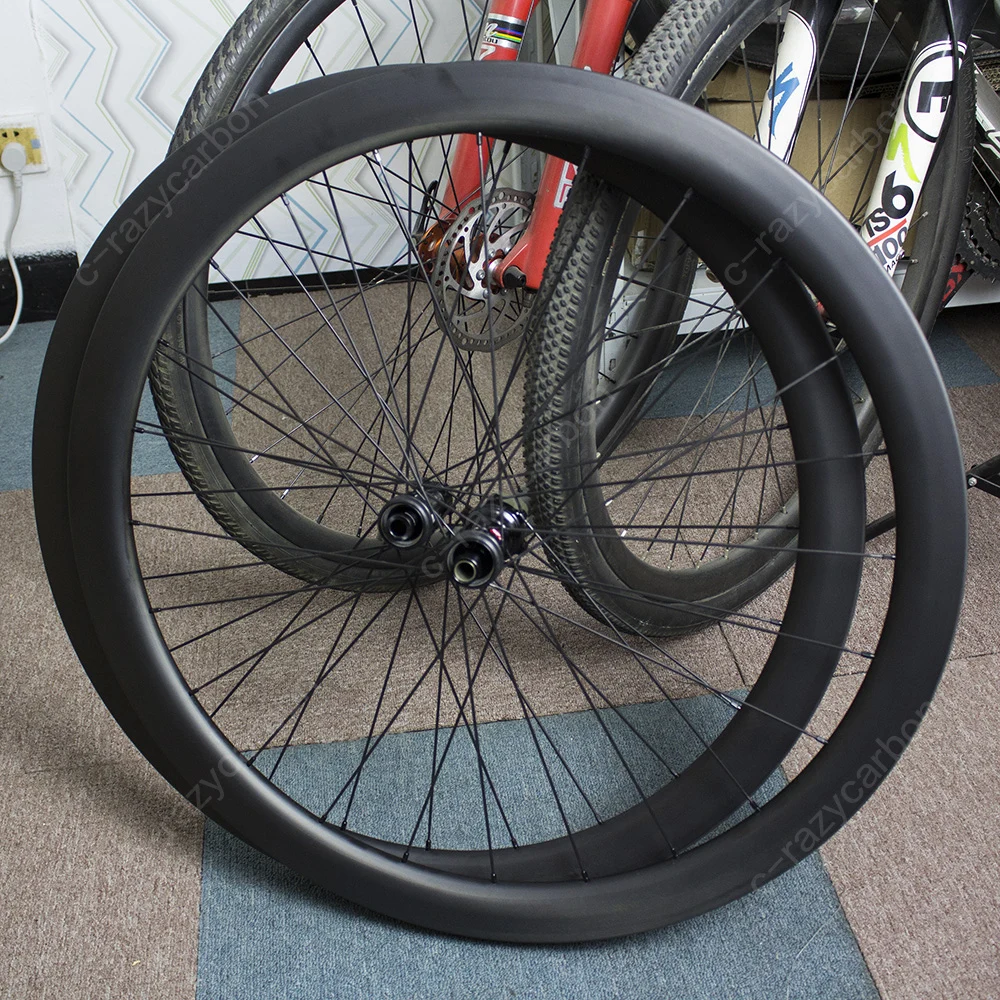 Top Promotion!2019 700C Road 45mm Carbon Wheels Disc Brake with Center Lock Tubular/Clincher/Tubeless with Novatec Swiss DT Hubs 5 Top Promotion!2019 700C Road 45mm Carbon Wheels Disc Brake with Center Lock Tubular/Clincher/Tubeless with Novatec Swiss DT Hubs 5