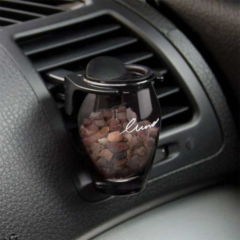 

New Car Perfume Zeolite Refillable Car Air Freshener Solid Stone Fragrance Car Vent Clip Air Freshener