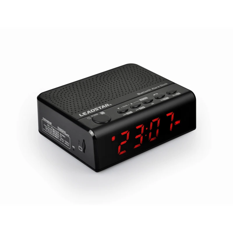 

New Mini Portable Alarm Clock Bluetooth Stereo Speaker LCD Digital FM Radio Bluetooth Wireless Speaker Support TF For Computer