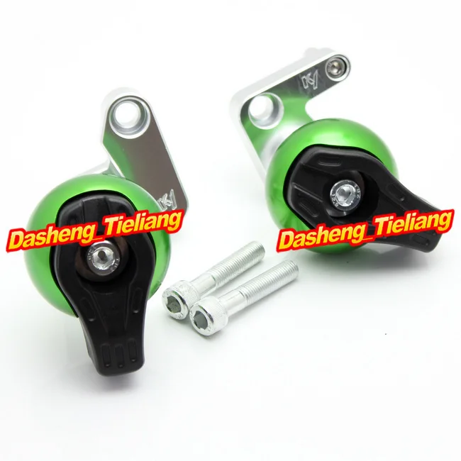 

Motorcycle CNC Stator Cover Slider Frame Crash Protector For Kawasaki Ninja ZX10R 2008 2009 2010 ZX-10R 08 09 10, Green Color