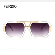 Estilo MetalFrame Feirdio Venta Caliente Gafas de Sol Lentes de La Vendimia Gafas Gafas De Sol De Protección Uv Pesca Polarizador de Conducción