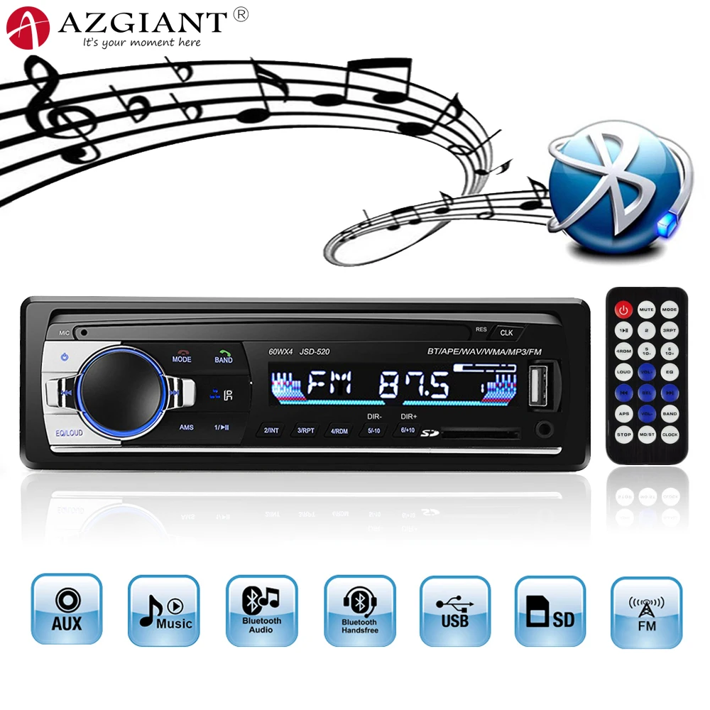 Авторадио 12 в Android автомобильное радио 1 Din Bluetooth MP3 плеер FM/USB/радио для телефона
