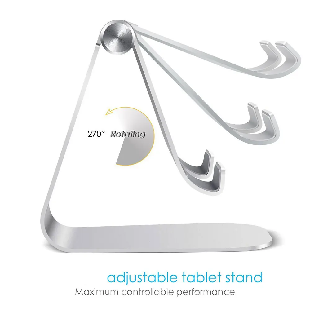 Ascromy Tablet Stand Adjustable Holder Dock For Apple iPhone X 7 Plus 8 iPad Pro Mini Kindle Cell Phone Stand Porta Accessories (6)