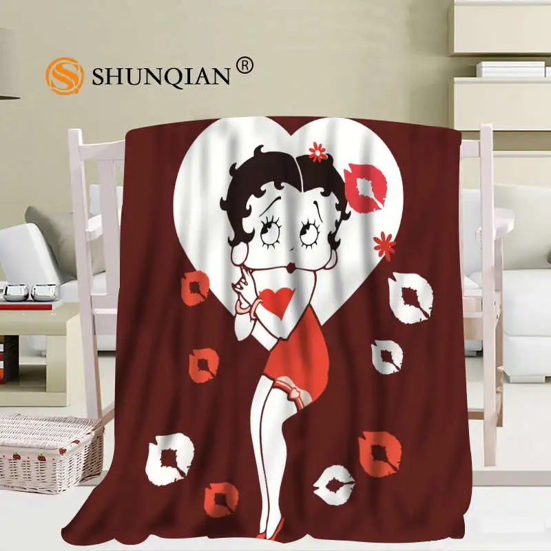 Милое одеяло Betty Boop 02, мягкое одеяло для дивана и кровати, детское теплое одеяло для взрослых, 56x80Inch50X60Inch40X50Inch - Цвет: 15