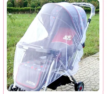 

1PC Baby Stroller Pushchair Mosquito Insect Shield Net Safe Infants Protection Mesh Stroller Accessories cart Mosquito Net