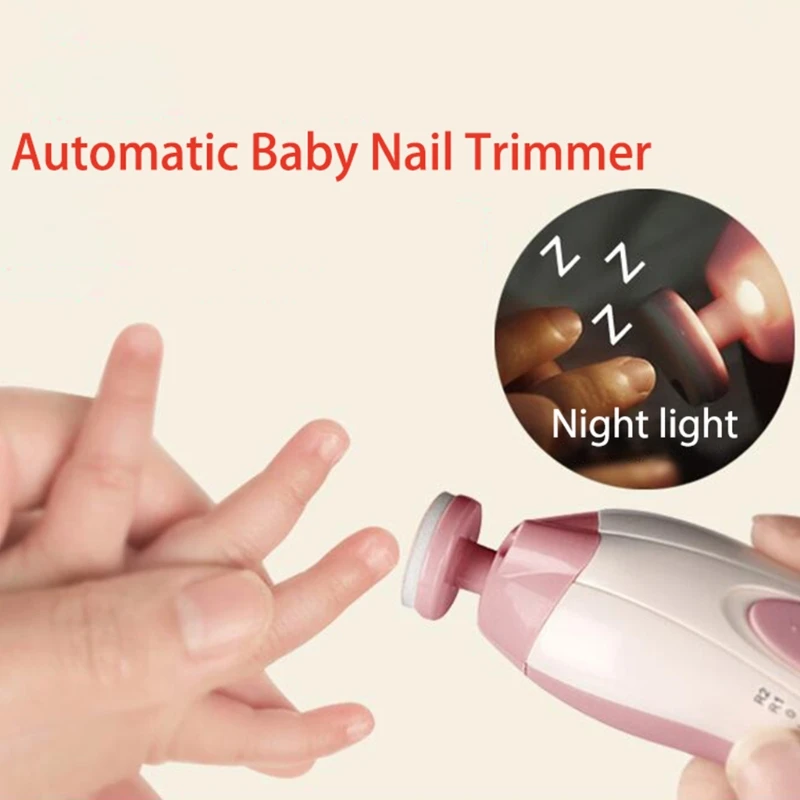 Хит продаж Электрический Детские ногтей Триммер Маникюр Педикюр Clipper Cutter Ножницы Цвет случайная - изображение
