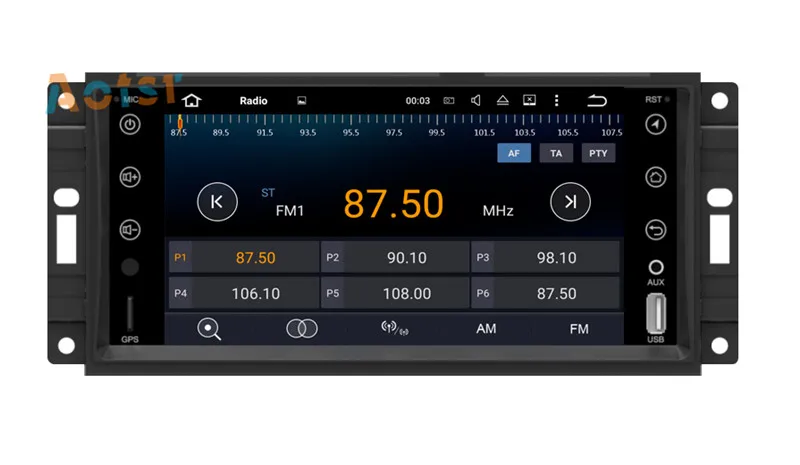 Sale Quad Core Android 7.1 GPS Navigation Multimedia Stereo Car Radio For JEEP COMMANDER WRANGLER 2007-2013  Car No CD/DVD Player 7