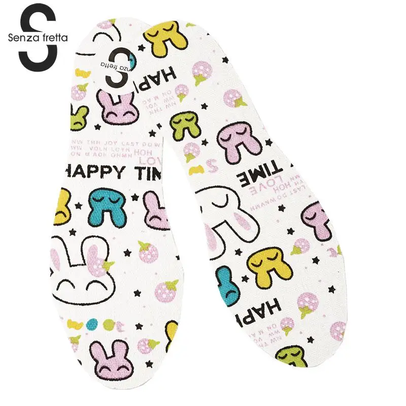 

Senza Fretta EVA Silicone Gel Insoles Children Kids Girl Boy Insole Heel Cushion Shoe Insoles Pads DIY Cutting Insoles HT0028