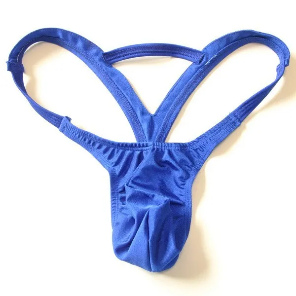 Mens Underwear Cut Out Pouch Jock Strap Bikini Briefs Thongs G-String Underpants