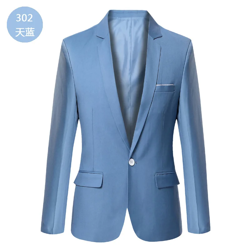 

new suit jacket brand clothing Men's casual suits Korean Slim small suit Western suit jacket men singers dress