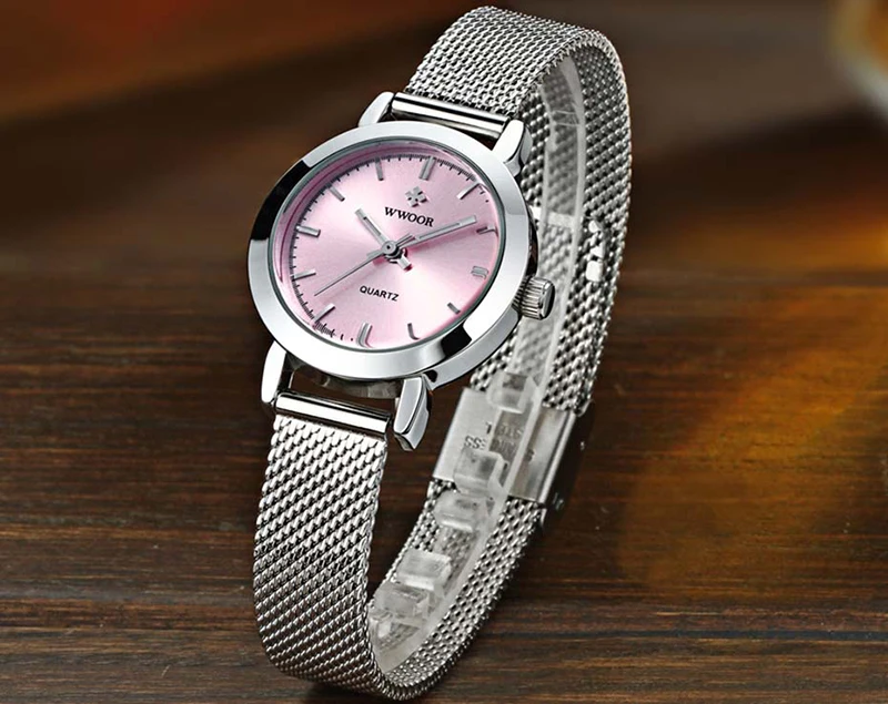Gold Watch Women 2019 Top Luxury Brand WWOOR Stainless Steel Watches Women Fashion Bracelet Wristwatch Clock Reloj Mujer 2019 (10)