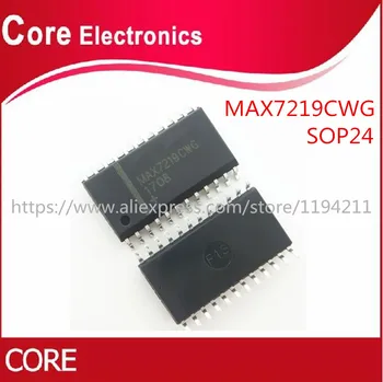 

100pcs/lot MAX7219CWG MAX7219C MAX7219 IC DRIVER LED DISP 8DGT 24-SOIC